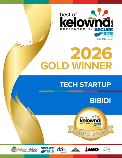 Best of Kelowna 2026 gold winner, tech startup